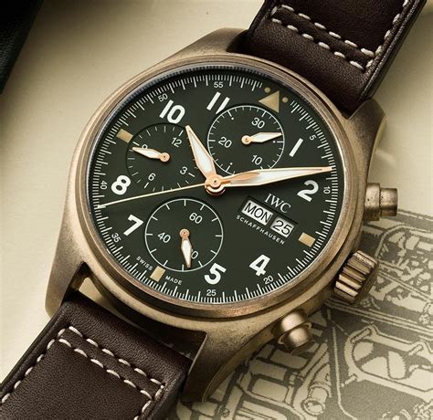 iwc spitfire bronze price|iwc spitfire 39mm lug to.